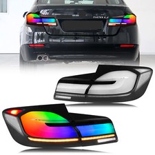 LED RGB Tail Lights Fit For BMW 5 Series F10 2011-2016 Sequential Rear lamps picture