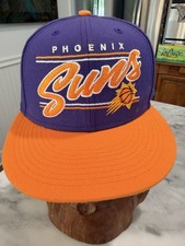 Vintage Phoenix Suns 9FIFTY Snapback Hat Cap Adjustable Purple Orange New Era picture