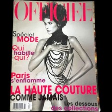 L’Officiel French Fashion Magazine Christian Dior Museum March 1997 Astrid Muñoz picture
