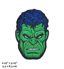 Hulk Face Green Superhero Comic Movie The Incredible Embroidered Iron On Patch picture