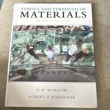 Prentice Hall Statics and Strength of Materials 7th Ed Morrow Kokernak 2010 HC picture