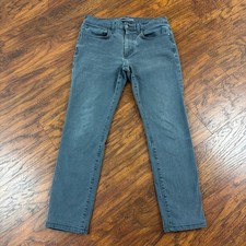 Joes Jeans Mens 32 Gray Straight Slim Fit Mid Rise Medium Wash Denim Stretch picture