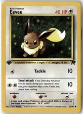 Eevee Common Team Rocket 55/82 1st Edition NM picture