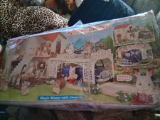 Sylvanian Families Maple Manor with Carport House | NEW IN BOX - Damaged Box picture
