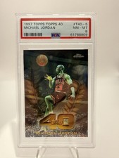 1997-98 Topps - Topps 40 Michael Jordan #T40-5 PSA 8 picture
