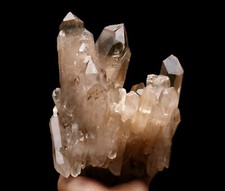 7.25 lb Natural Clear Smoked Quartz Crystal Cluster Point Healing Mineral picture