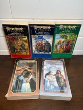 Dragonlance Chronicles Trilogy + Legends Lot 5 Vintage TSR Weis Hickman 1980s picture