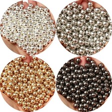 Round Smooth Bead Ball Spacer Beads Jewelry Making Findings 3/4/5/8/10mm12mm picture