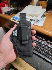 WRB Black Nylon Belt Clip Holster for Small Auto Kimber Micro 9 Etc. New picture