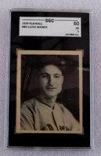 1939 Play Ball #89 Lloyd Waner - SGC 5 60 EX picture