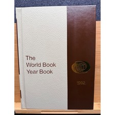 1992 World Book Year Book Annual Supplement Review of 1991 Events Hardcover picture