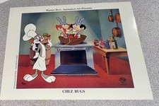 Warner Bros Bugs Bunny CHEZ BUGS Promo Gallery Studio Card picture