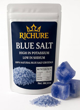 Ancient Blue Salt – Rare Mineral Treasure | High Potassium, Low Sodium, Pure & U picture