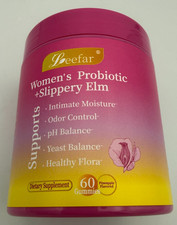 LeeFar Women's Probiotic + Slippery Elm Pineapple Flavored 60 Gummies picture