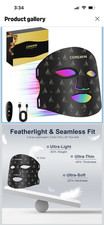 CONLWIN Red Light Therapy Mask for Face NEW Sealed LED Near Infrared Rechargeabl picture