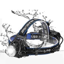 25000LM LED Headlamp Rechargeable Headlight Zoomable Head Torch Lamp Flashlight picture