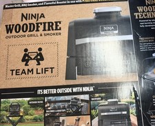Ninja Woodfire Outdoor Grill & Smoker, 4-in-1 Functionality, Authentic Woodfire picture
