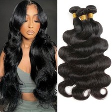 Unprocessed Virgin Remy Human Hair Weave Sew In Body Wave 1-3 Bundles 100g/Pack picture
