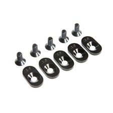 Losi EngineMntInsert&Screws BLK 19.5T5 5ive T 2.0 LOS252102 Gas Car/Truck picture