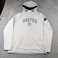 UNRL x Minnesota Timberwolves Hoodie Mens L White Limited Edition Rare Pullover picture