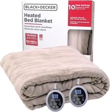 BLACK+DECKER Heated Queen Blanket, 84