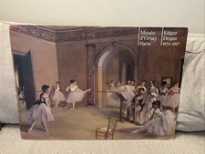     Vintage 1989 Edgar Degas Musée d’Orsay Paris Ballet French Museum Poster picture