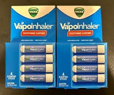 Vicks VapoInhaler With Refreshing Vicks Vapors, Menthol Scent 2 BOX PACK *NEW* picture