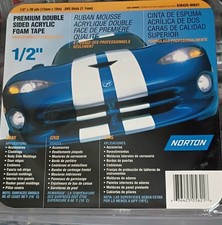 Norton Premium Double Sided Acrylic Foam Tape 1/2