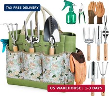 Gardening Tools 9-Piece Heavy Duty Garden Hand Tools with Fashion and Du picture