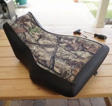 Yamaha Grizzly 600 Seat Cover 1998 To 2001 Models Camo Black Vinyl Seat Cover picture