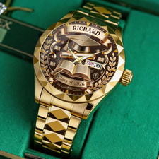 Personalized Class Of 2026 Graduation Day Gift Alloy Luxury Quartz Watch picture