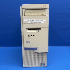 Vintage IBM PC 300PL 6592-84U Pentium MMX 200MHz Brooktrout Fax Server. Read picture