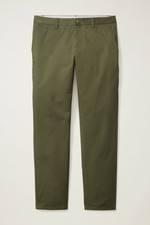 NWOT Slim Fit Dark Olive Green Stretch Washed Chinos by Bonobos, Size 33 X 32 picture