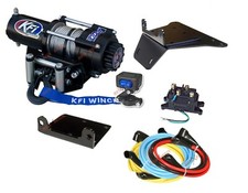 Polaris 400 Scrambler Winch and Mount Plate Kit 1997-2002 2000 lbs KFI ATV picture