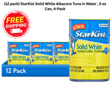 Starkist Solid White Albacore Tuna In Water 25% Less Sodium, 4x12 = 48 Cans picture
