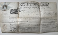 1799 Pennsylvania Thomas Mifflin Land Patent Quaker Meeting York County  picture