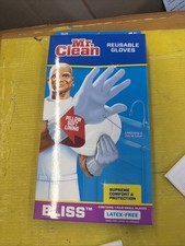  5 Pair - Mr Clean BLISS Reusable Gloves SMALL Soft Lining Latex-Free picture