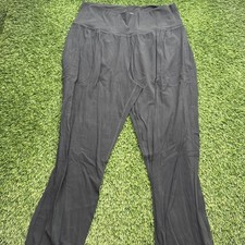 Athleta Salutation Jogger Womens Large Black Nylon Blend Jogger Pants picture