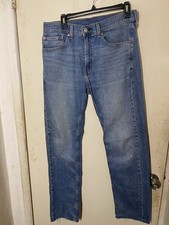 Levi's Men's Blue Denim Straight Jeans  picture