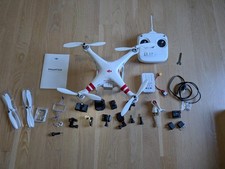 DJI Phantom 1 P330D Drone w/ Remote, Charger, GoPro Mounts, Box - No Battery picture