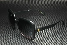 GUCCI GG0714SA 002 Square Black Blue Gradient Women's Sunglasses 56mm picture
