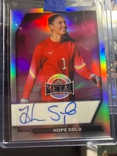 Hope Solo 2026 Leaf Metal Women Of Sport Auto 10/10 picture