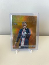 2025-26 Topps Chrome UEFA Neymar Jr Silenced Gold Refractor /50SP #SHH-1 picture