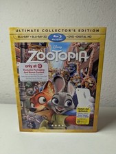 Disney Zootopia Ultimate Collector’s Target (3D + Blu-ray + DVD) w/Slipcover picture