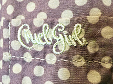Cruel Girl Women’s L Brown/Green Polka Dot Long Sleeve Collared Button-Up picture