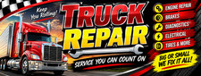 3ft x 8ft TRUCK REPAIR Vinyl Banner-   (CAN BE PERSONALIZED) picture