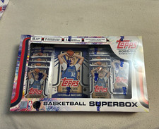 Topps 2025-26 NBA Basketball Super Box Sealed 1 Box 217 Cards Mavericks picture