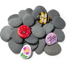 Simetufy 25 Pcs Rocks for Painting, 2