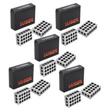 5 MATCHED PAIRS ULTRA PRECISION 1-2-3 BLOCKS 23 HOLES .0002