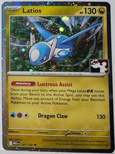 Swirl 🌀 Latios 101/132 Cosmos Holo Rare Pokémon TCG ✨️ Prize Pack Play Stamped picture